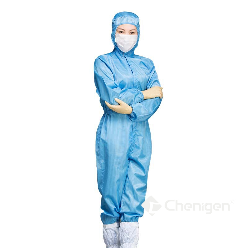 A-52 Blue 2 Cleanroom ESD/Anti-Static Coverall/Bunny Suit