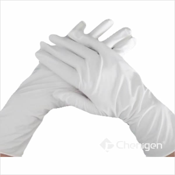 White Cleanroom Nitrile Gloves