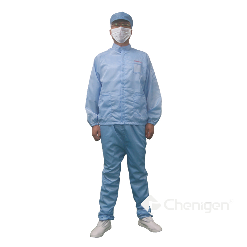 J003 Cleanroom ESD/Anti-Static Stand Collar Jacket & Trousers